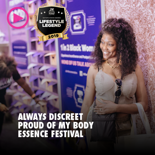 ALWAYS DISCREET PROUD OF MY BODY ESSENCE FESTIVAL